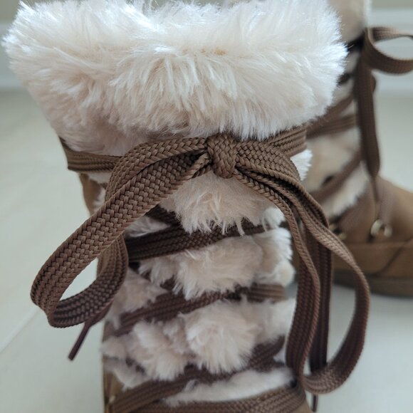 G by GUESS Women's Brown Sueded Lace-Up Boots Size 7.5 - Picture 9 of 14